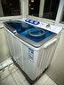 荣事达（Royalstar）半自动洗衣机10KG双缸双筒家用宿舍出租房双桶洗衣机大容量甩干机 以旧换新 白色 RP10030J 实拍图