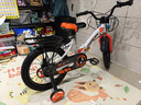 永久（FOREVER）儿童自行车男女款小孩单车可折叠脚踏车4-6-8-10岁辅助轮16寸橙色 实拍图