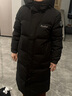 波司登（BOSIDENG）于适同款25新款羽绒服男女同款情侣长款宽松连帽面包服外套 黑色|8056 M 165/88A 体重约120斤以内 实拍图