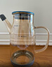 双枪油壶厨房专用防漏嘴不挂油瓶加厚高硼硅玻璃罐香油罐醋酱油调味壶 实拍图
