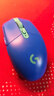 罗技（G）G304 LIGHTSPEED无线鼠标 游戏鼠标 轻质便携 鼠标宏 绝地求生FPS英雄联盟吃鸡 生日礼物 蓝色 实拍图