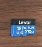 雷克沙（Lexar）512GB TF（MicroSD）存储卡 V30 A2 读160MB/s 游戏机平板行车监控录像内存卡 4K超清拍摄（BLUE） 实拍图
