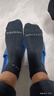 迪卡侬（DECATHLON）男士袜子冬季袜子运动袜高帮棉袜透气保暖男女长袜 RS160-商务黑色-3双装 【39-42】(鞋码39/40/41/42) 实拍图