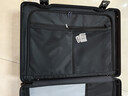 网易严选3.0升级铝框小金刚PC拉杆箱商务行李箱旅行箱经典黑*磨砂24英寸 实拍图