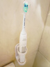 飞利浦（PHILIPS）【肖战推荐】声波电动牙刷钻石3系 新年礼物 情侣送男生/女友 微泡水流HX5181/01皓月白 实拍图