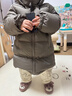 巴布豆（BOBDOG）95绒儿童羽绒服2025年新款男女童A类抗菌防风面料大兜连帽外套 深咖色 【A类面料 贴身可穿】95绒 110 【约身高90-100cm 体重31斤】 实拍图