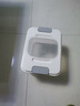 京东物流 家用翻盖装米桶五谷杂粮密封桶防虫防潮食品级密封桶 透明白 12斤 实拍图