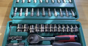 绿林（GREENER）47件套筒扳手汽修工具套装棘轮摩托修车公路工具箱快速扭力螺丝刀 实拍图