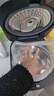 美的（Midea）IH电饭煲0涂层电饭锅家用双重防粘不易粘锅 3升316L不锈钢内胆 立体加热低音多功能智能煮饭锅343S 实拍图