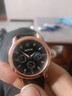 【网红爆款】商务腕表石英运动表休闲皮带男女手表 黑色 实拍图