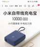 小米（MI）【3C认证】小米充电宝 自带线10000 33W 深空蓝适用小米华为荣耀手机可上飞机/火车 实拍图