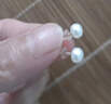 倾龄999纯银天然淡水珍珠耳钉女防堵养耳洞小耳环高级感耳骨钉耳饰4mm 实拍图