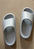 朴西新款EVA踩屎感厚底拖鞋女士居家室内情侣拖鞋男 净水色 37-38 实拍图