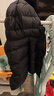 保姆鹅  【风墙】儿童羽绒服宝宝中长款护脸加厚外套保暖童装[NG2664] 炭黑 100 实拍图