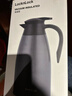 乐扣乐扣 大容量保温壶304不锈钢内胆冷水壶真空保温瓶办公水壶2L黑灰色 实拍图