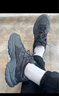 FILA 斐乐蕨草鞋官方女鞋运动鞋摩登老爹鞋秋款户外风时尚百搭休闲鞋 阴影灰/黑-DB 36.5 实拍图
