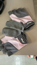 李宁健身手套女骑行运动半指单杠哑铃防滑训练撸铁器械登山463灰粉S 实拍图