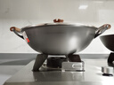 中康铁锅炒锅经典款深氮极铁无涂层精铁防锈双耳明火燃气通用36cm圆底 实拍图