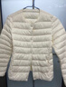 雪中飞轻薄羽绒内胆女式2025年新款秋冬季专柜薄款羽绒服女外套 米白【新国标90绒】 L (165) 【建议105-115斤】 实拍图