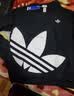 adidas经典时尚宽松抓绒圆领卫衣套头衫男女秋季阿迪达斯三叶草 黑色 2XL 实拍图