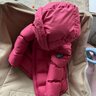 保姆鹅  【风墙】儿童羽绒服宝宝中长款护脸加厚外套保暖童装[NG2664] 石榴粉 130 实拍图