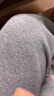 优衣库女装针织廓形长裤快干速干吸汗高腰弯刀镰刀裤479688 08 深灰色 M /160/68A 实拍图