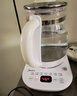 美的（Midea）养生壶大容量 煮茶器智能预约1.5L烧水壶 恒温煮茶壶 办公室电水壶 花茶壶 【易洁玻璃上盖】YS15P202 1.5L 实拍图