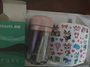 易旅（Etravel）旅行洗漱杯洗漱套装牙膏牙刷漱口杯三合一便携式旅游出差 贝尔粉 实拍图