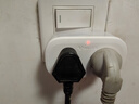 公牛（BULL）一转二插座/转换插头/电源转换器 适用于卧室、厨房 2位无线转换插座 GN-903 实拍图