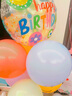 烟雨集生日场景布置气球儿童生日装饰布置男孩女孩周岁快乐桌飘拉旗套装 实拍图