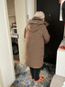 波司登25年冬季羽绒服男女情侣同款宽松中长款时尚加厚脱卸帽外套 实拍图