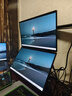 雕塑家双屏便携式显示器 可折叠18.5英寸100HZ 100%sRGB笔记本副屏电脑扩展屏幕办公炒股游戏三屏MF185LT 实拍图