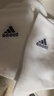 adidas三双装舒适袜子男女阿迪达斯官方   白色/灰   S 实拍图
