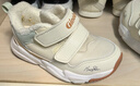 基诺浦儿童棉鞋冬季加绒加厚1-5岁男女童鞋秋冬款学步鞋GY1513 象牙白/棕色/绿色 25.5 160mm 适合脚长156-165mm 实拍图