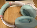 西伯利亚（XIBERIA）羽DM02 金标主动降噪 无线头戴式蓝牙耳机 超长续航 音乐游戏网课耳麦 适用于安卓苹果手机通用 DM02【天青白】-42dB降噪 实拍图