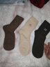 猫人3双装35%羊毛袜子男士袜子男冬季加厚保暖袜男毛圈袜睡眠袜男 实拍图