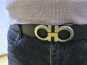 菲拉格慕（Ferragamo）男士双面GANCINI可调式腰带 0464231_C_95 礼物送男友 实拍图