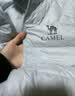 骆驼（CAMEL）【轻羽羽绒服】2025新款户外轻薄时尚连帽保暖男女外套7002 远山蓝，W35CR07002，男女同款 L 实拍图