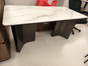 德利丰岩板餐桌家用意式极简现代简约轻奢长方形黑色岩板餐桌高级感桌子 基础版-大号桌脚+全托底板 默认花色 1.6米 单餐桌 实拍图
