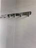 海立304不锈钢30601-6免打孔厨房墙壁挂钩连排粘钩浴室卫生间衣服帽钩 实拍图