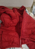 鸭鸭（YAYA）儿童轻薄羽绒服短款小童中大童连帽男女童2023秋冬洋气童装外套 中国红 90 实拍图