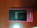 飞利浦（PHILIPS）V13P 海棠红 翻盖老人手机 移动联通电信4G全网通 双卡双待老年人手机大字大声音备用智能学生手机 实拍图