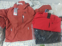 伯希和（Pelliot）【经典2.0山野】冲锋衣三合一男女秋冬户外防水防风保暖外套夹克 【马年限定】男熔岩红 | 两件套 | 抓绒内胆 M 女 102-114斤 男116-130 实拍图