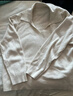 优衣库女装可机洗罗纹半开领针织衫/毛衣480414 482253 480414/30浅米色 XL 实拍图