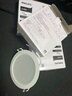 飞利浦（PHILIPS）筒灯开孔100-105mm嵌入式家用LED护眼恒灵7W暖白光4000K超薄 实拍图