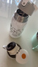 膳魔师（THERMOS）儿童保温杯小黄鸭大容量抑菌多功能学生吸管直饮杯316L不锈钢TCKA 实拍图