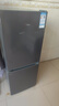 荣事达（Royalstar）166升小冰箱小型家用出租房办公室宿舍双开门两门双门二门电冰箱节能省电低音钛深灰色R166 实拍图