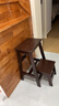 家逸实木梯凳家用折叠梯子凳子二合一登高凳厨房高凳楼梯两用凳 实拍图