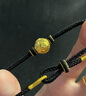 中国黄金（CHINA GOLD）足金六字真言转运珠硬金钱福字黄金手链男女款DIY串珠配件520礼物 10mm金钱珠 约0.8g【国金礼盒】 实拍图