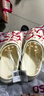 名创优品（MINISO）洞洞鞋男女夏季外穿沙滩凉鞋防滑厚底踩屎感包头凉拖鞋白色36-37 实拍图